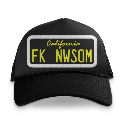 FK NWSOM LICENSE PLATE HAT