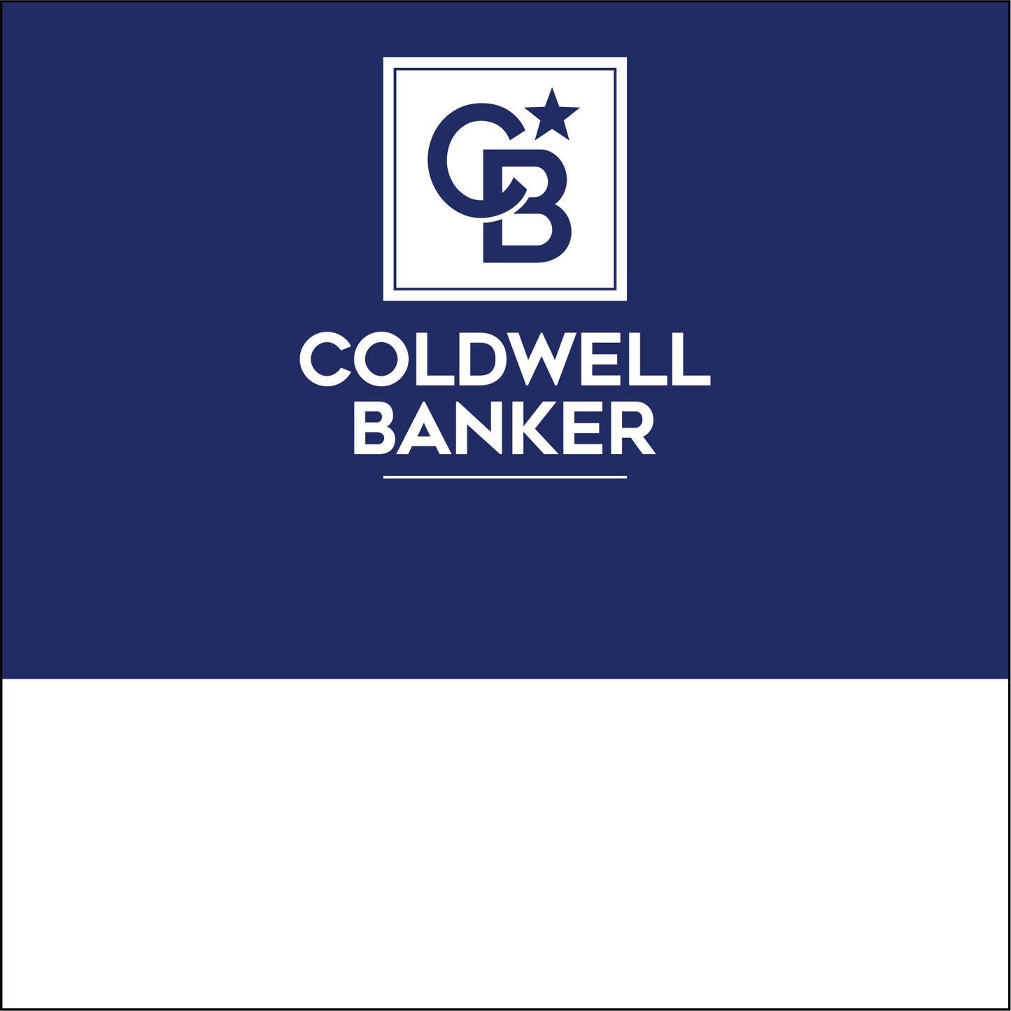 Coldwell Banker Realtor sign 24" x 24"